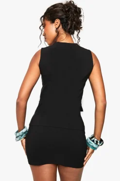 boohoo Gilet cintré à multiples finitions<Femme Tailleurs|Tops