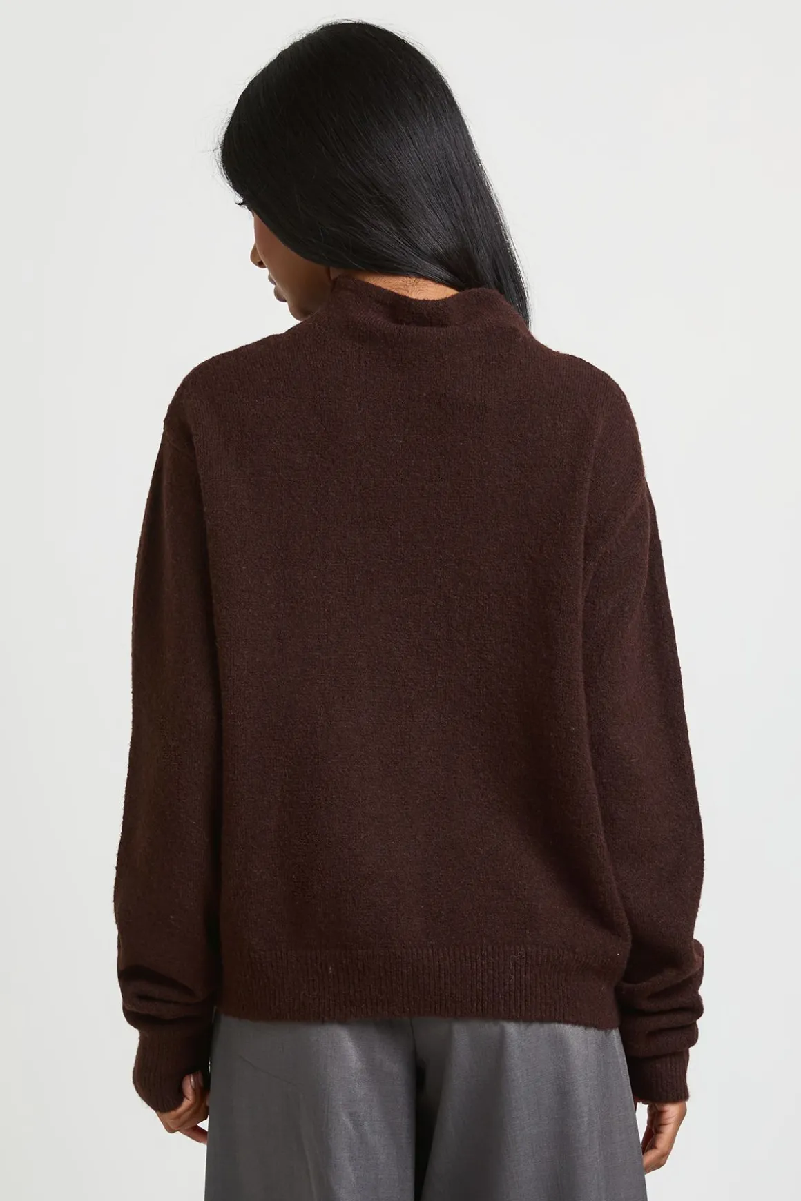 Gilet À Col Montant Boutonné Sur Toute La Longueur