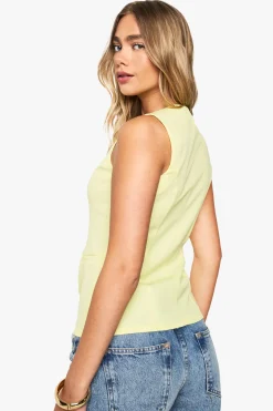 boohoo Gilet à col montant et boutons<Femme Tailleurs|Tops