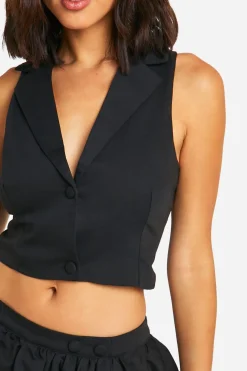 Gilet court ajusté