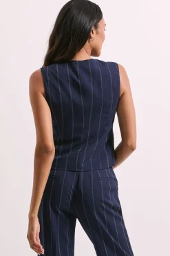 Gilet Court Boutonné