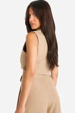 Gilet court sans manches