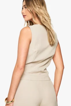 Gilet à couture avant discrète
