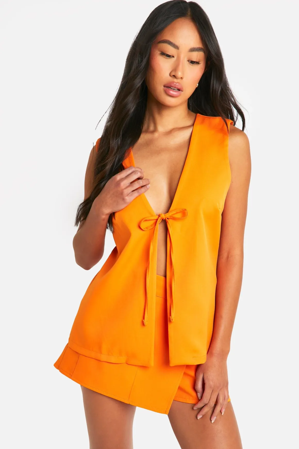 Gilet à décolleté plongeant