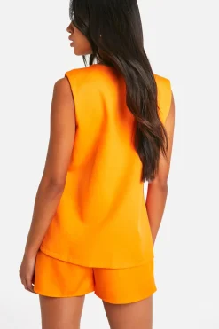Gilet à décolleté plongeant