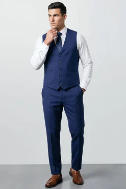 Gilet De Costume Essentiel Bleu Marine Grande Taille & Tall