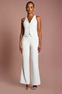 Gilet de Mariée Ajusté Premium Petite Taille