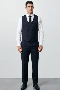 Gilet De Smoking Essentiel Noir Grande Taille & Grande Stature