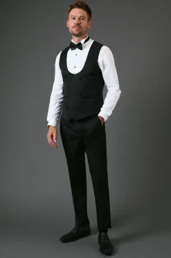 Burton Gilet de Smoking Coupe Ajustée<Homme Costumes Et Tenues Formelles