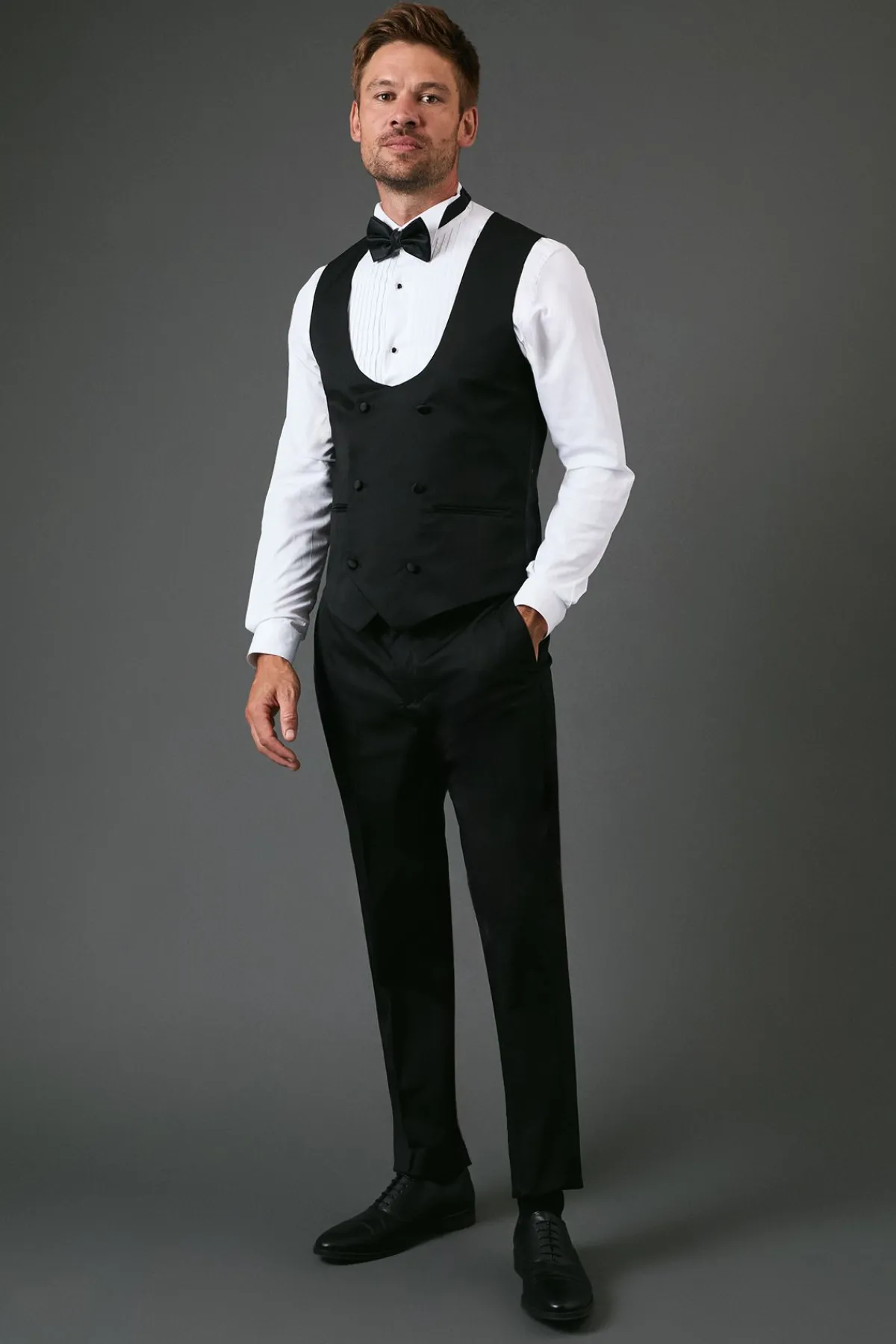 Burton Gilet de Smoking Coupe Ajustée<Homme Costumes Et Tenues Formelles