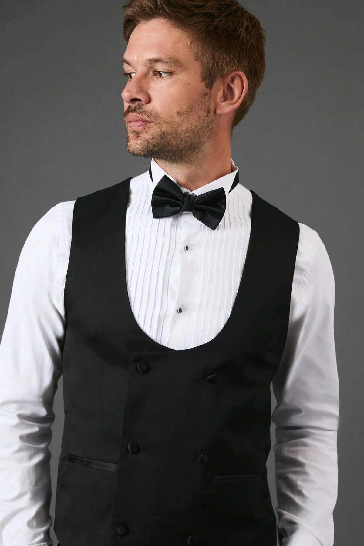 Burton Gilet de Smoking Coupe Ajustée<Homme Costumes Et Tenues Formelles