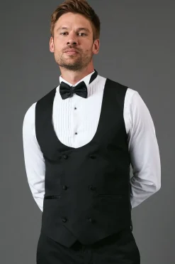Burton Gilet de Smoking Coupe Ajustée<Homme Costumes Et Tenues Formelles