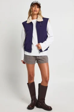 Gilet doublé en synthétique