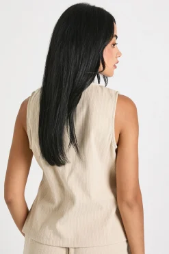 Gilet en corde tissée