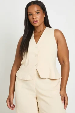 Gilet En Lin Grande Taille