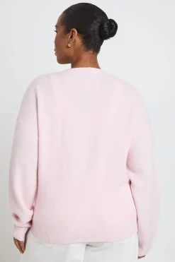 Gilet En Maille Douce Avec Détail Poches Et Encolure En V Plus