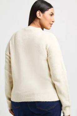 boohoo Gilet En Maille Douce Avec Poches Et Col En V<Femme Pulls Et Gilets|Toutes Les Mailles