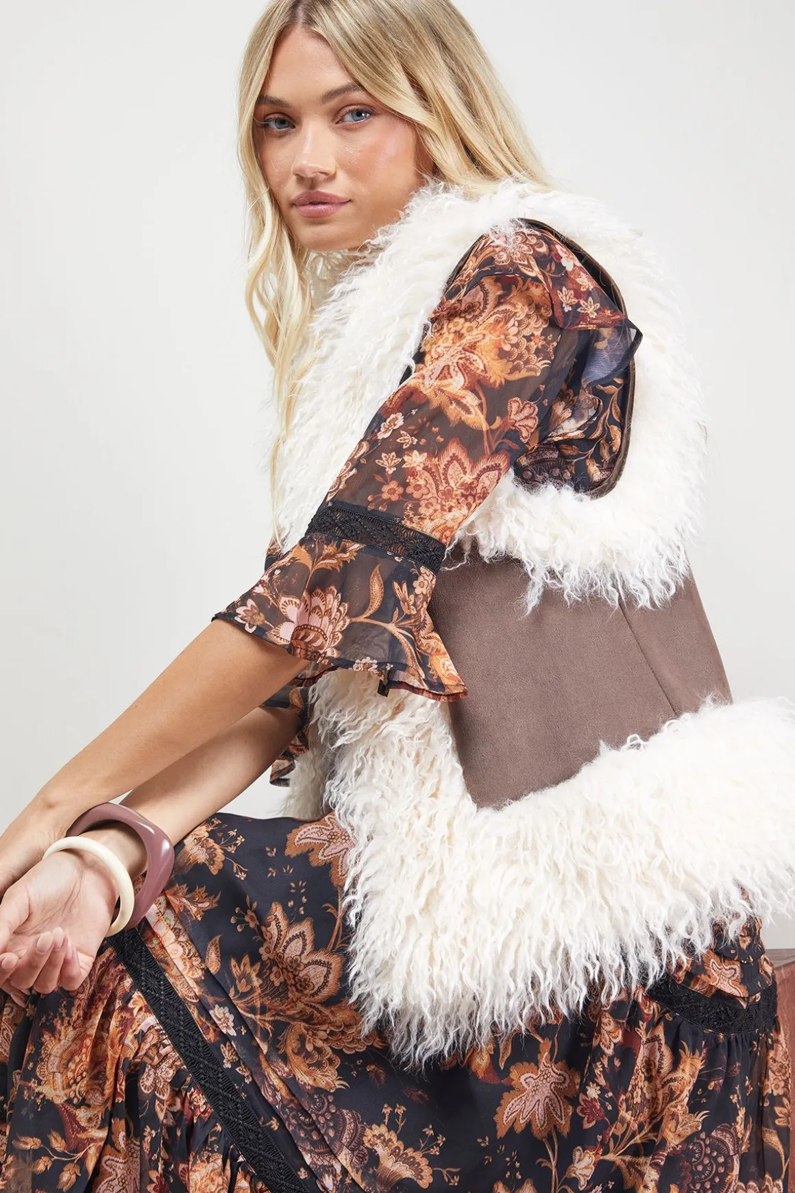 Gilet en synthétique Mongole