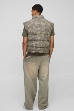 boohooMAN Gilet en velours côtelé lavé, surdimensionné et de coupe carrée<Homme Manteaux Et Vestes