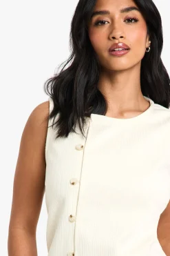 Gilet En Velours Côtelé Petite