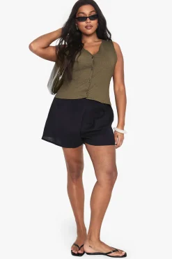boohoo Gilet froissé grande taille<Femme Tailleurs|Tops