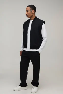 boohooMAN Gilet Léger Coupe Regular<Homme Manteaux Et Vestes