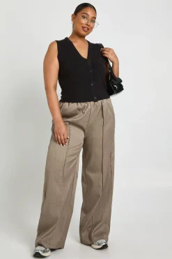 Gilet Léger Grande Taille À Boutons