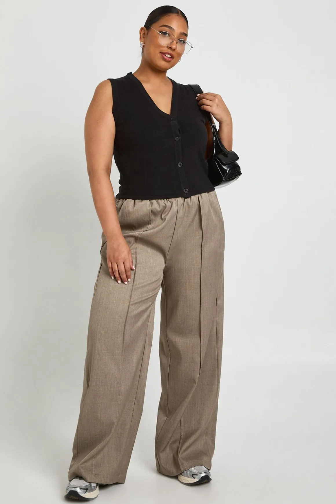 Gilet Léger Grande Taille À Boutons