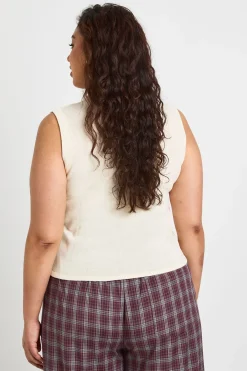 boohoo Gilet Léger Grande Taille À Boutonnage<Femme Pulls Et Gilets|Toutes Les Mailles