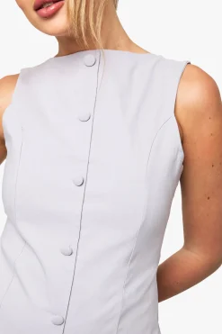 boohoo Gilet long ajusté Super Stretch<Femme Tailleurs|Tops
