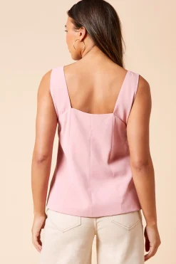 Dorothy Perkins Gilet Long Boutonné sur le Devant<Femme Tailleurs|Vestes & Manteaux