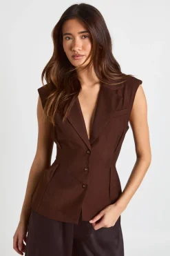 Gilet Long Cintré Sur Mesure