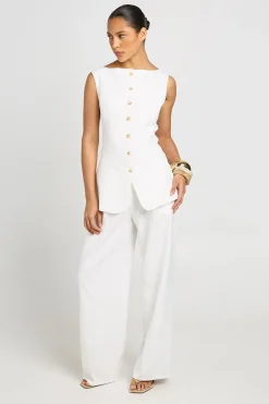 boohoo Gilet Long À Encolure Bateau<Femme Tailleurs|Tops