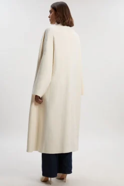 Gilet Long Midi en Maille