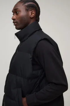 boohooMAN Gilet Matelassé Mi-saison Coupe Regular Pour Homme Grande Taille<Homme Tout Afficher|Vestes & Manteaux Tall