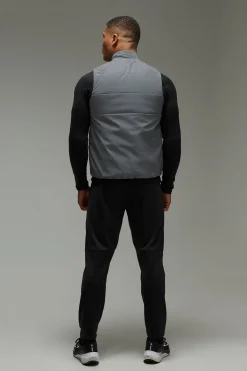 boohooMAN Gilet matelassé réfléchissant pour homme actif<Femme Tout Afficher|Vestes