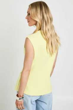 Gilet Petite À Col En V Avec Détail De Poches