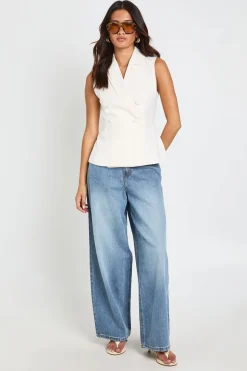 Gilet Péplum Ajusté