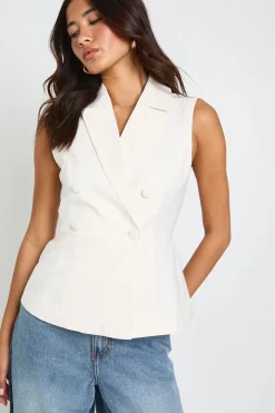Gilet Péplum Ajusté