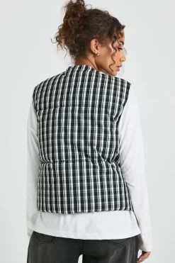 Gilet Puffer Vichy