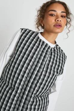 Gilet Puffer Vichy