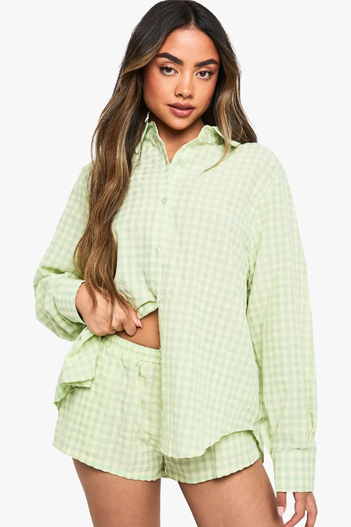 Gingham Shorts