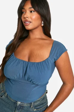 Grande taille - Corset stretch froncé