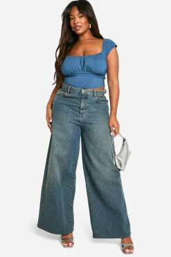 Grande taille - Corset stretch froncé