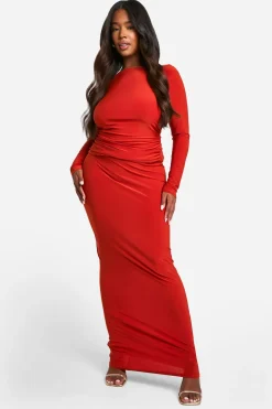 Grande taille - Ensemble avec top à manches longues et jupe longue