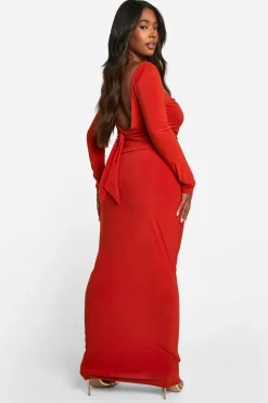 Grande taille - Ensemble avec top à manches longues et jupe longue
