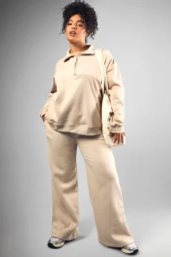 DSGN Studio Grande taille - Jogging droit à broderie<Femme Pantalons|Basiques