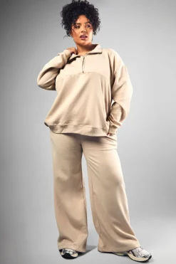 DSGN Studio Grande taille - Jogging droit à broderie<Femme Pantalons|Basiques