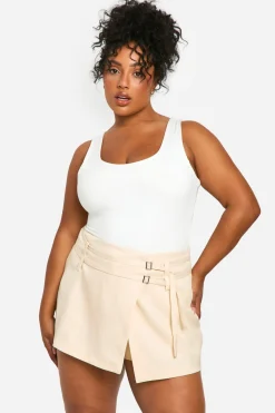 Grande taille - Jupe-short habillée