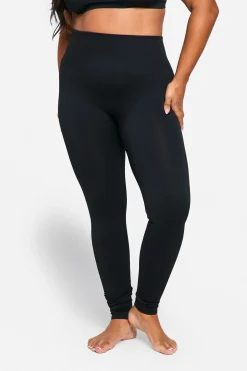 Grande taille - Legging côtelé sans coutures